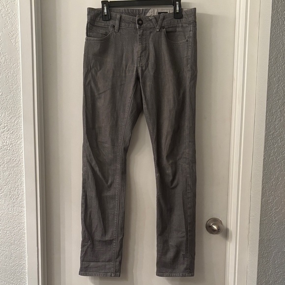 Volcom Men's Gray Slim Straight Jeans - Picture 1 of 11